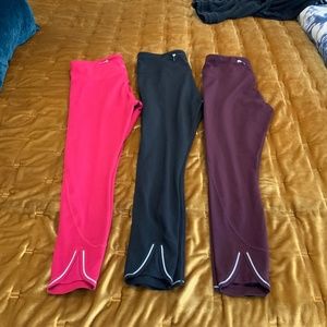 Athleta Leggings 3 Pair
